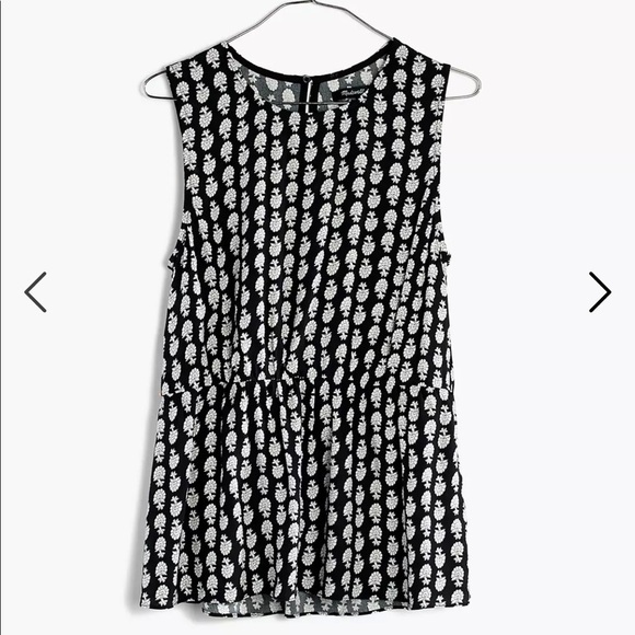 Madewell Ruffle Tank Top in Bloomstamp Size XS - Picture 11 of 12